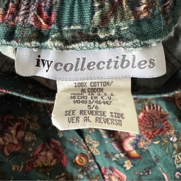 vintage 90s floral midi skirt - Picture 10 of 11